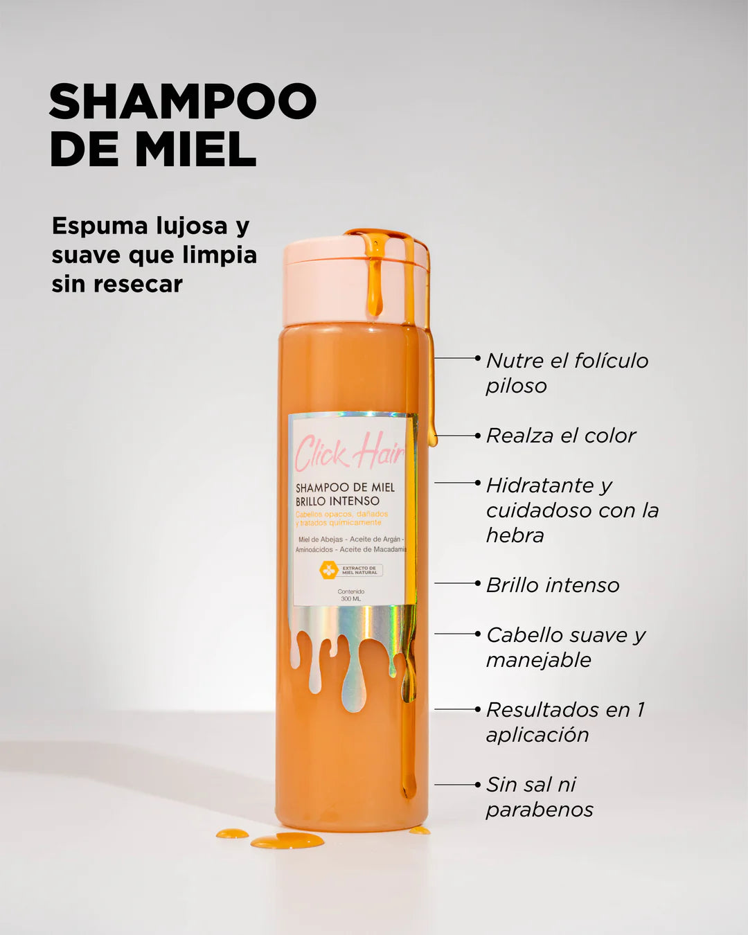 Shampoo de miel click