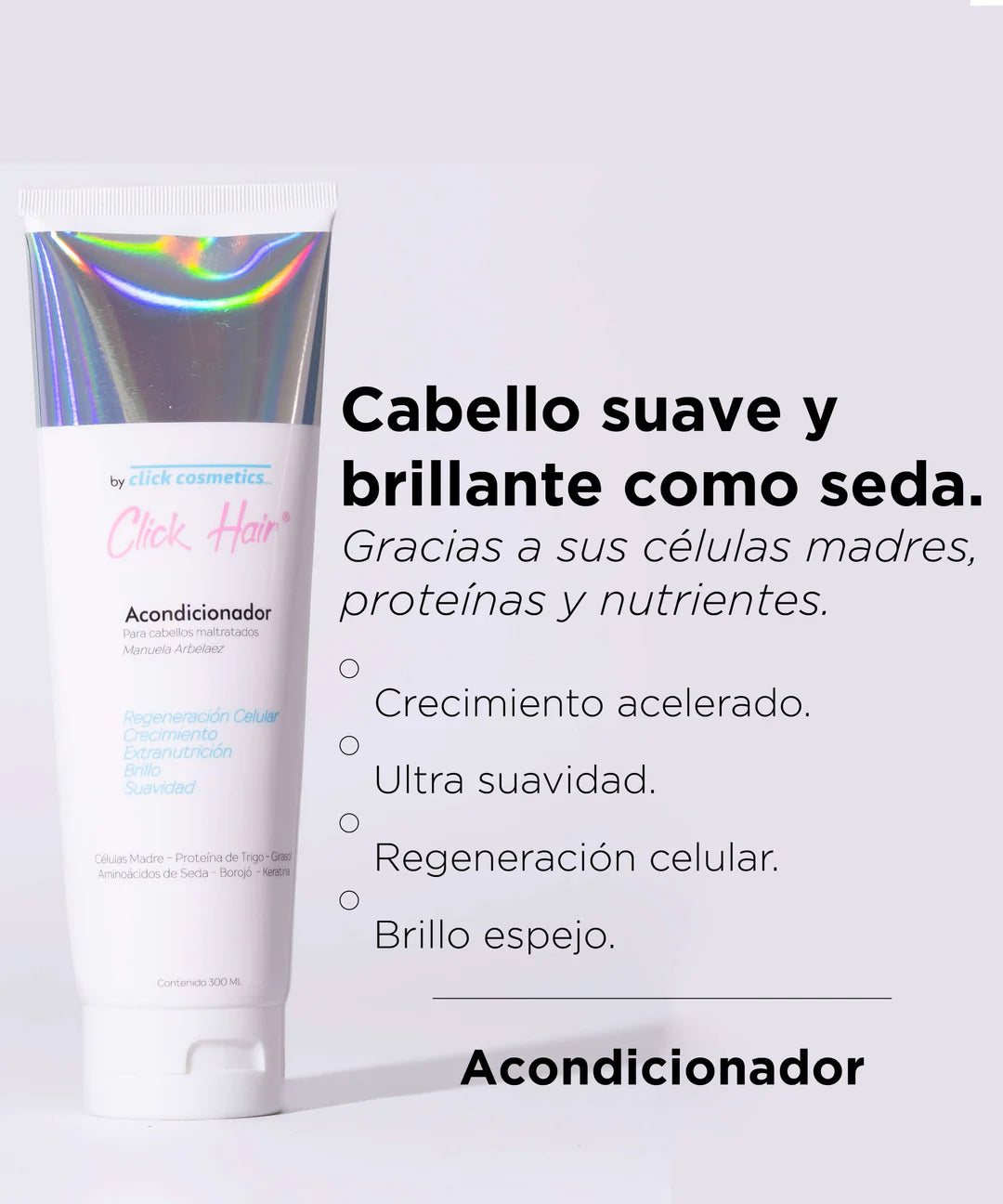 Acondicionador 4 en 1 click hair