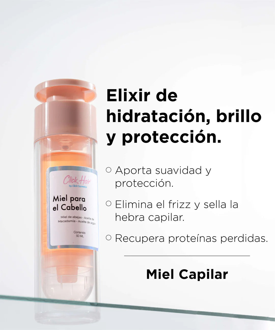 Miel para el cabello click hair