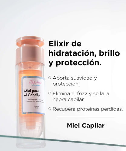 Miel para el cabello click hair