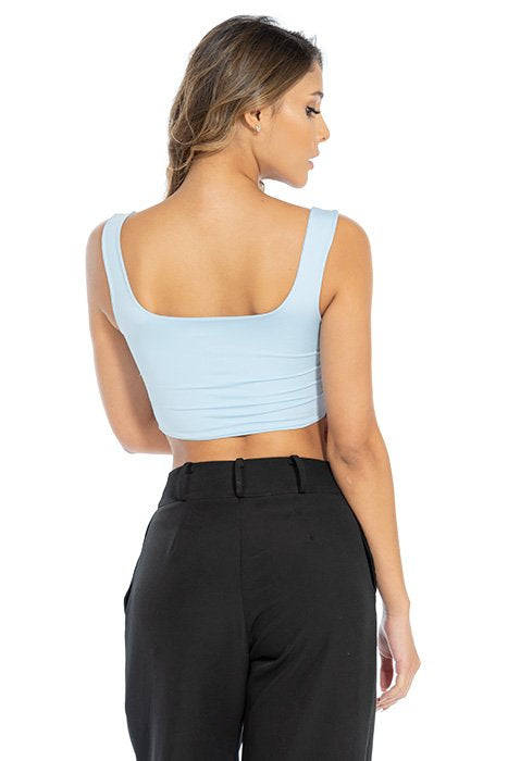 Croptop Atenas azul