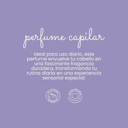 Perfume purple capilar