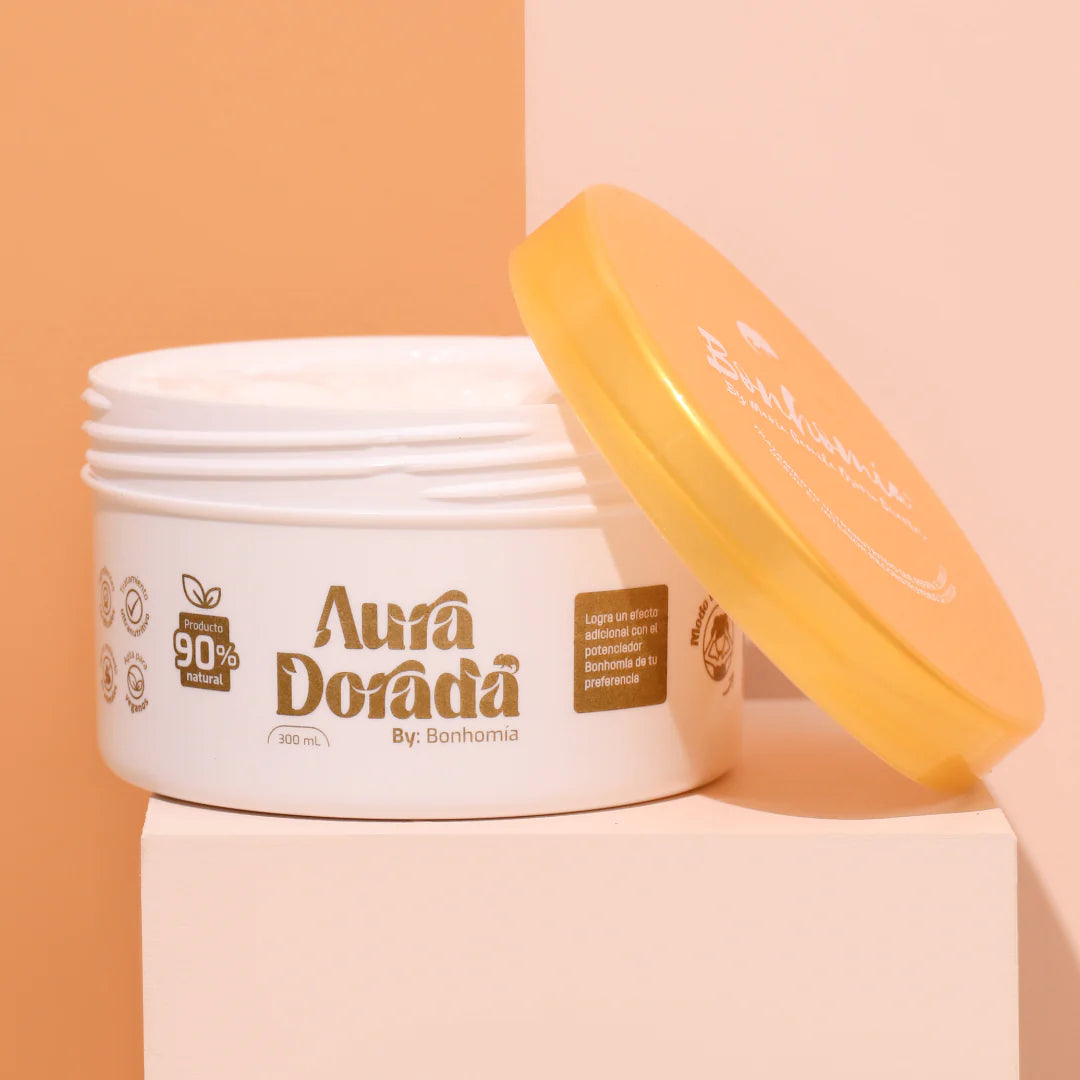 Aura dorada mascarilla capilar